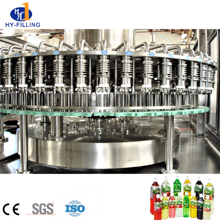 Machine de remplissage automatique de jus de mise en bouteilles de carotte / chaîne de production de jus de fruit