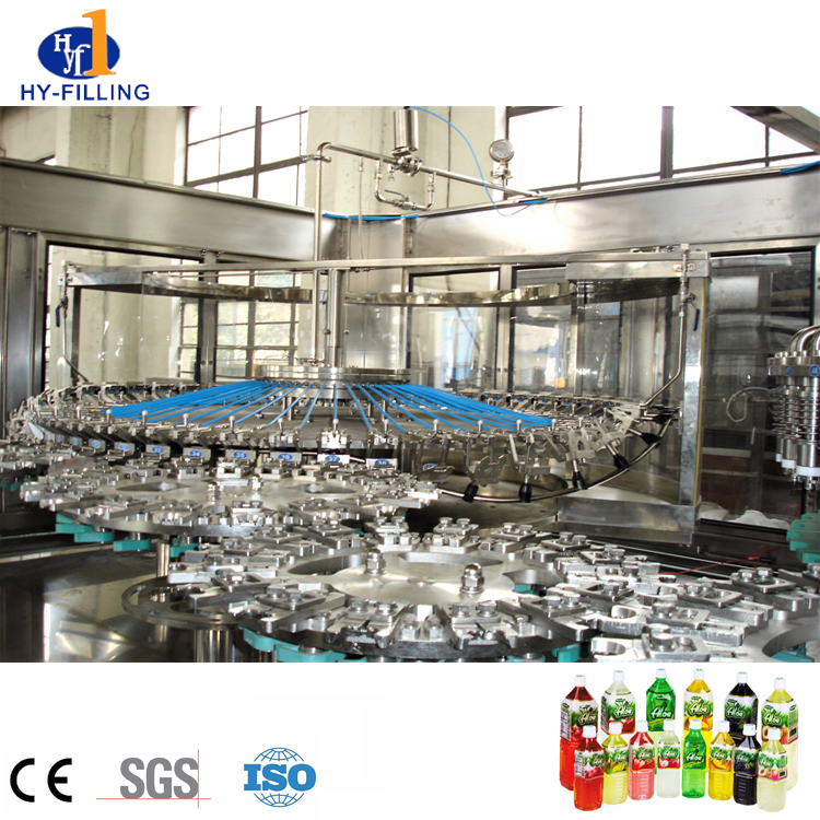 Machine de remplissage d'eau de Zhangjiagang pour la chaîne de production de boissons de jus de fruits