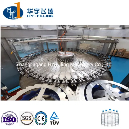 2022 Usine de fabrication de bouteilles en plastique PET Boissons gazeuses Remplissage d'étincelles minérales Eau pure Aqua Jus de liquide de remplissage automatique Prix de la machine d'embouteillage